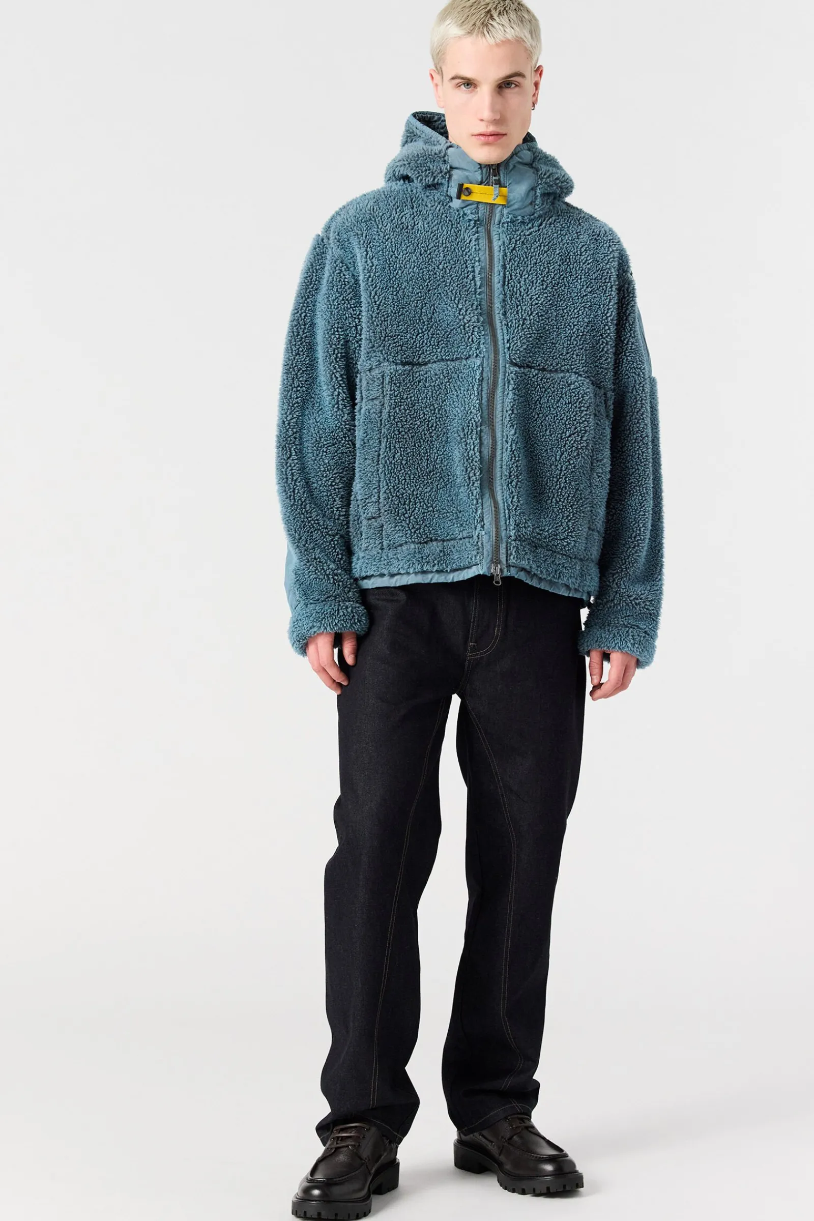CAMAGLIO - PULL À CAPUCHE EN POLAIRE BOUCLÉ*Parajumpers Outlet