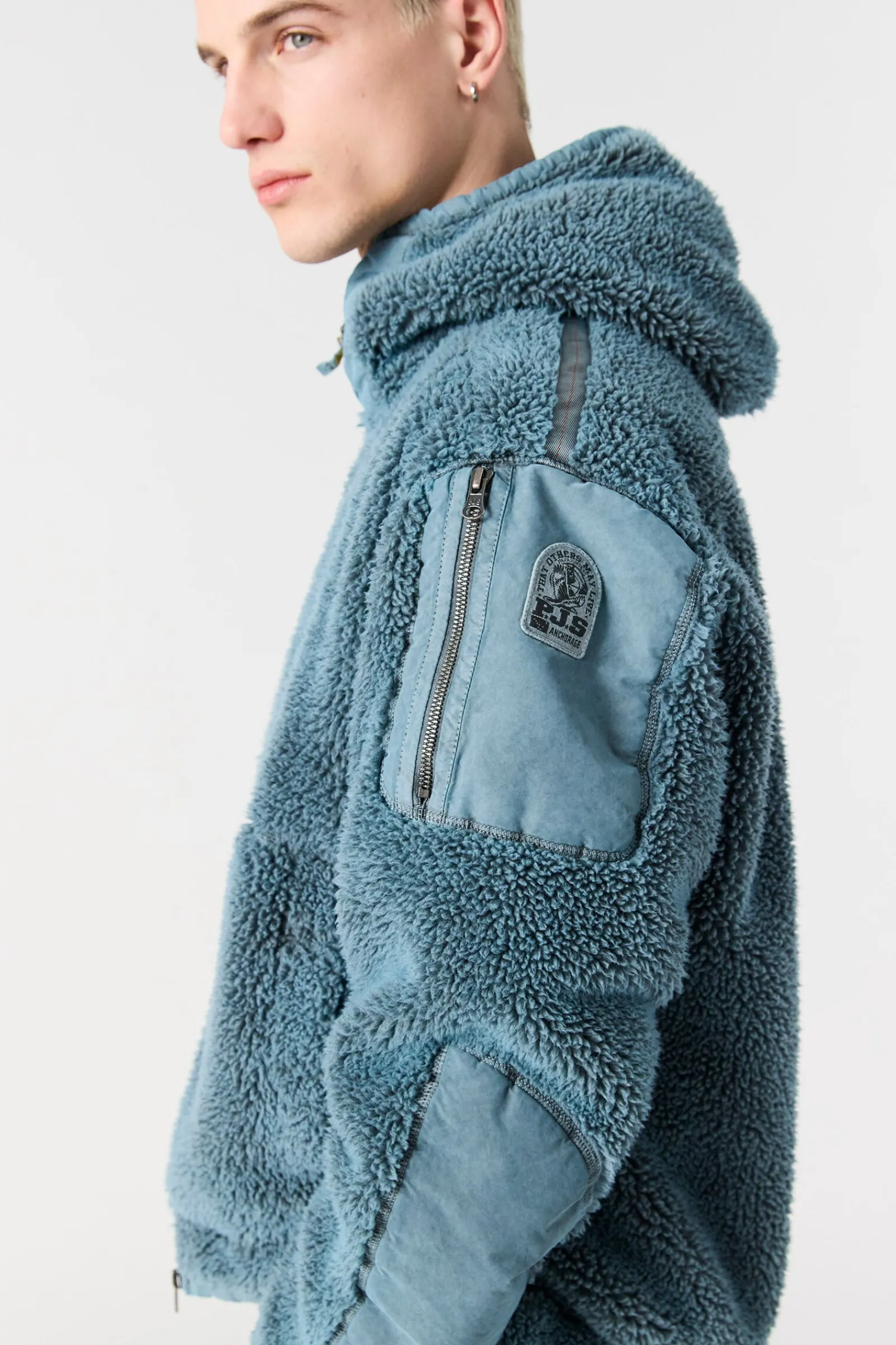 CAMAGLIO - PULL À CAPUCHE EN POLAIRE BOUCLÉ*Parajumpers Outlet