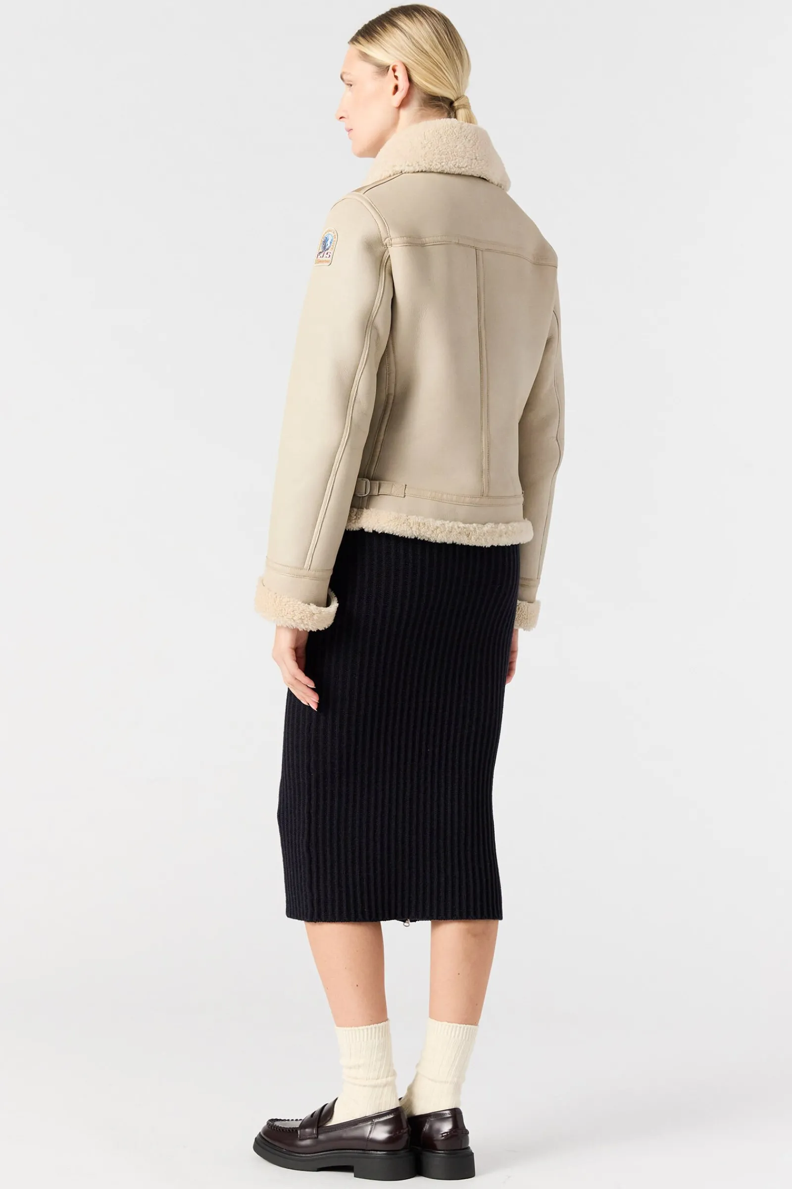 GIALEAN SPECIAL - VESTE EN MOUTON RETOURNÉ*Parajumpers Discount