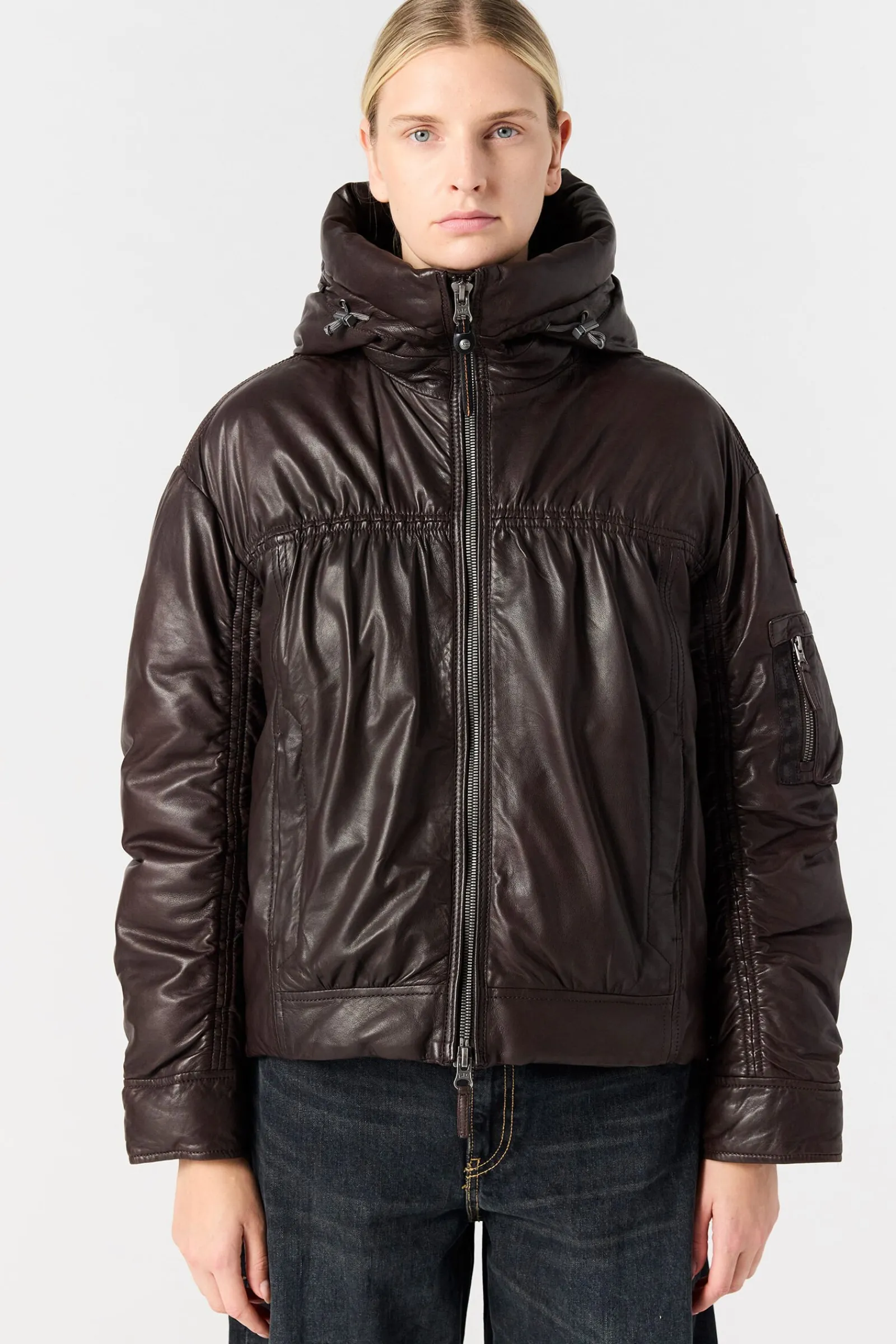 GRACIA - VESTE EN CUIR*Parajumpers Clearance