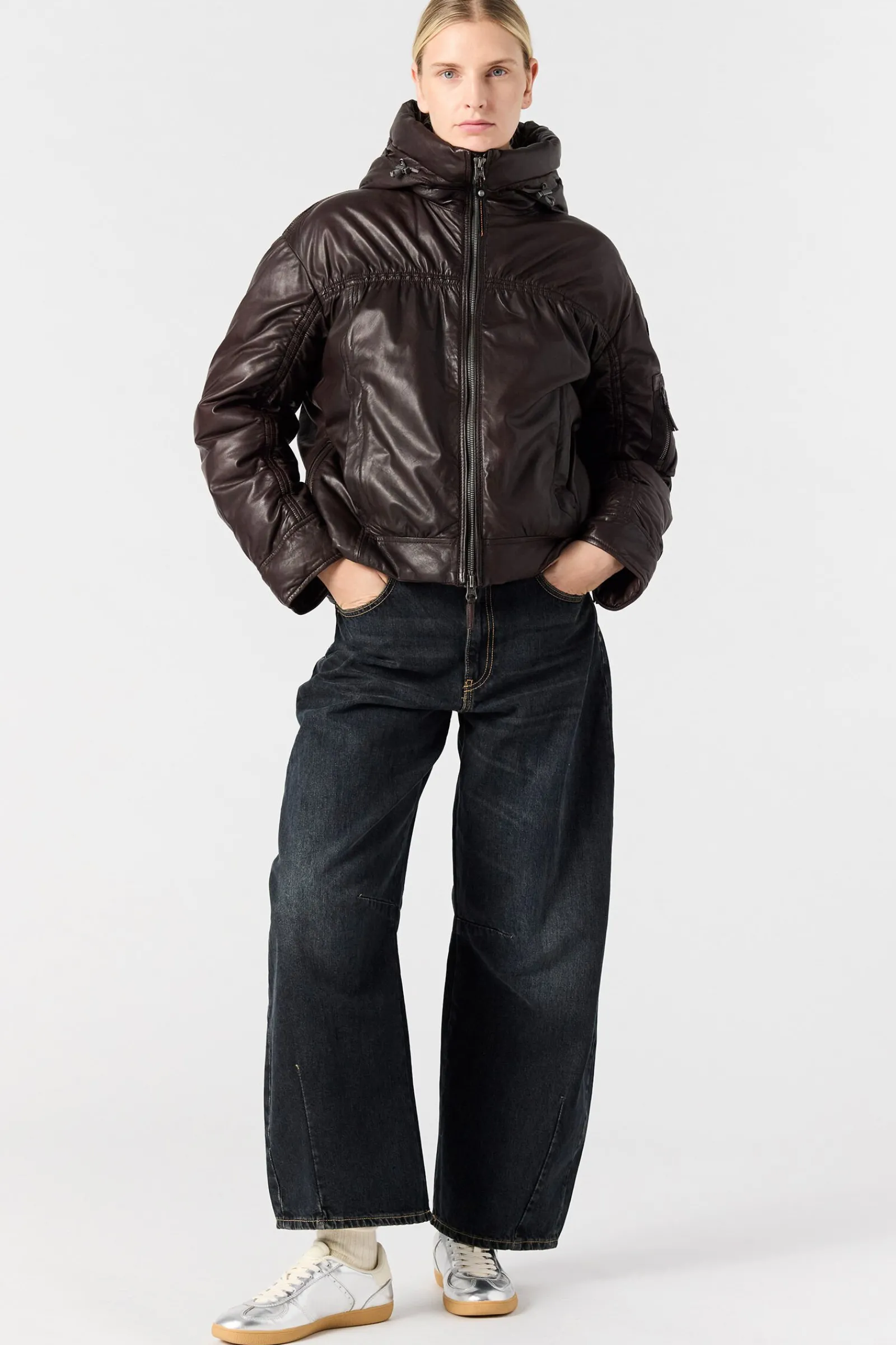 GRACIA - VESTE EN CUIR*Parajumpers Clearance