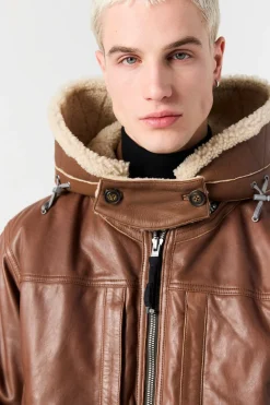 JULIUS SPECIAL - BLOUSON BOMBER EN CUIR*Parajumpers New