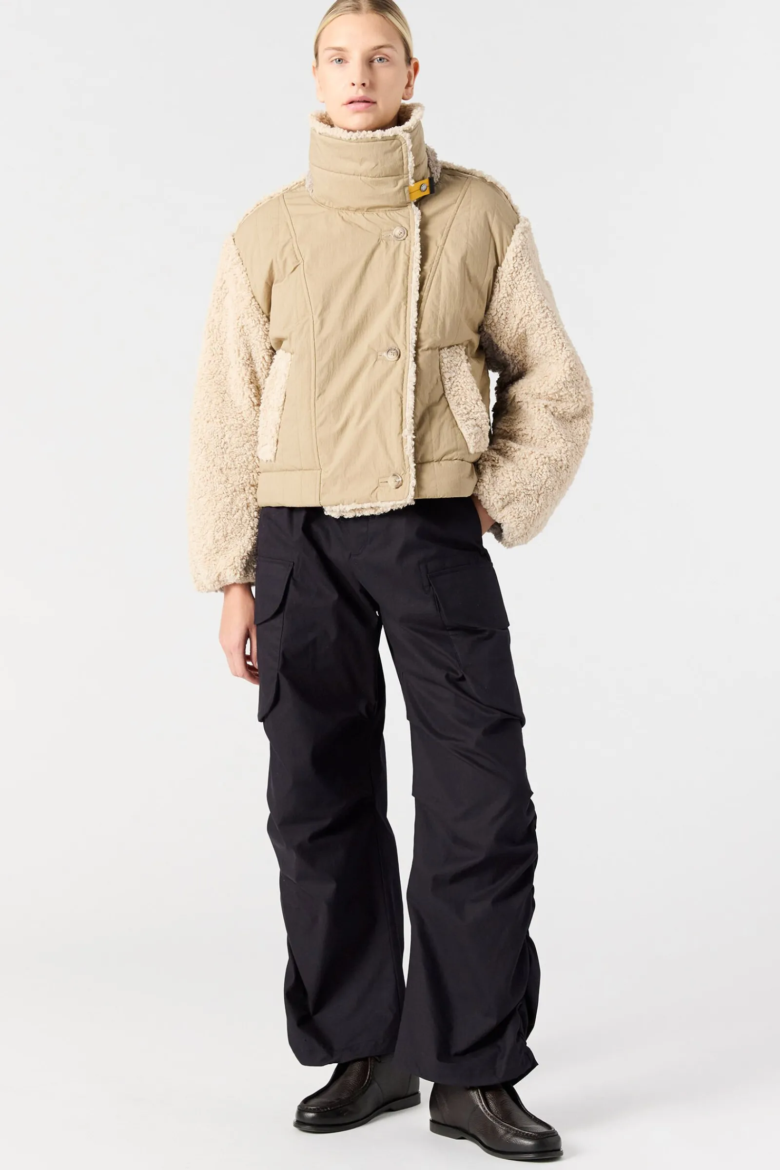 KAEDE - BLOUSON BOMBER EN POLAIRE BOUCLÉ*Parajumpers