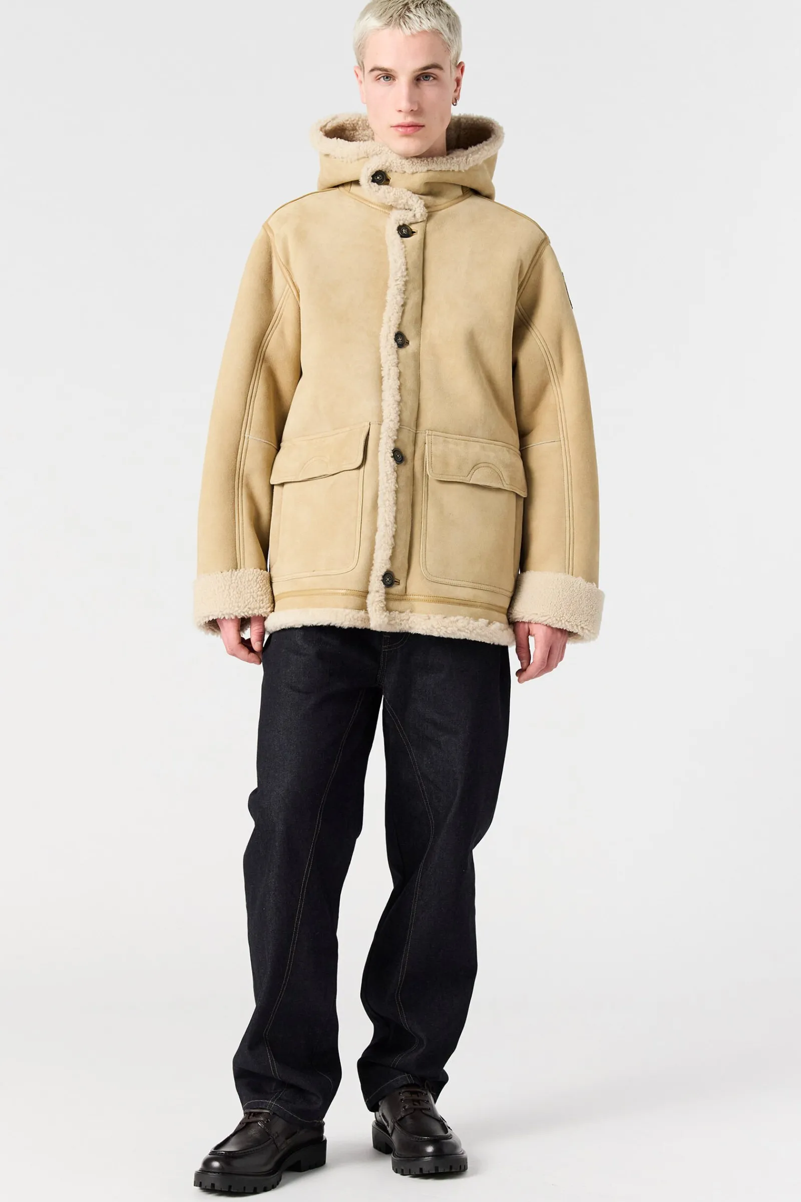 KIEFER SPECIAL - VESTE EN MOUTON RETOURNÉ*Parajumpers Outlet