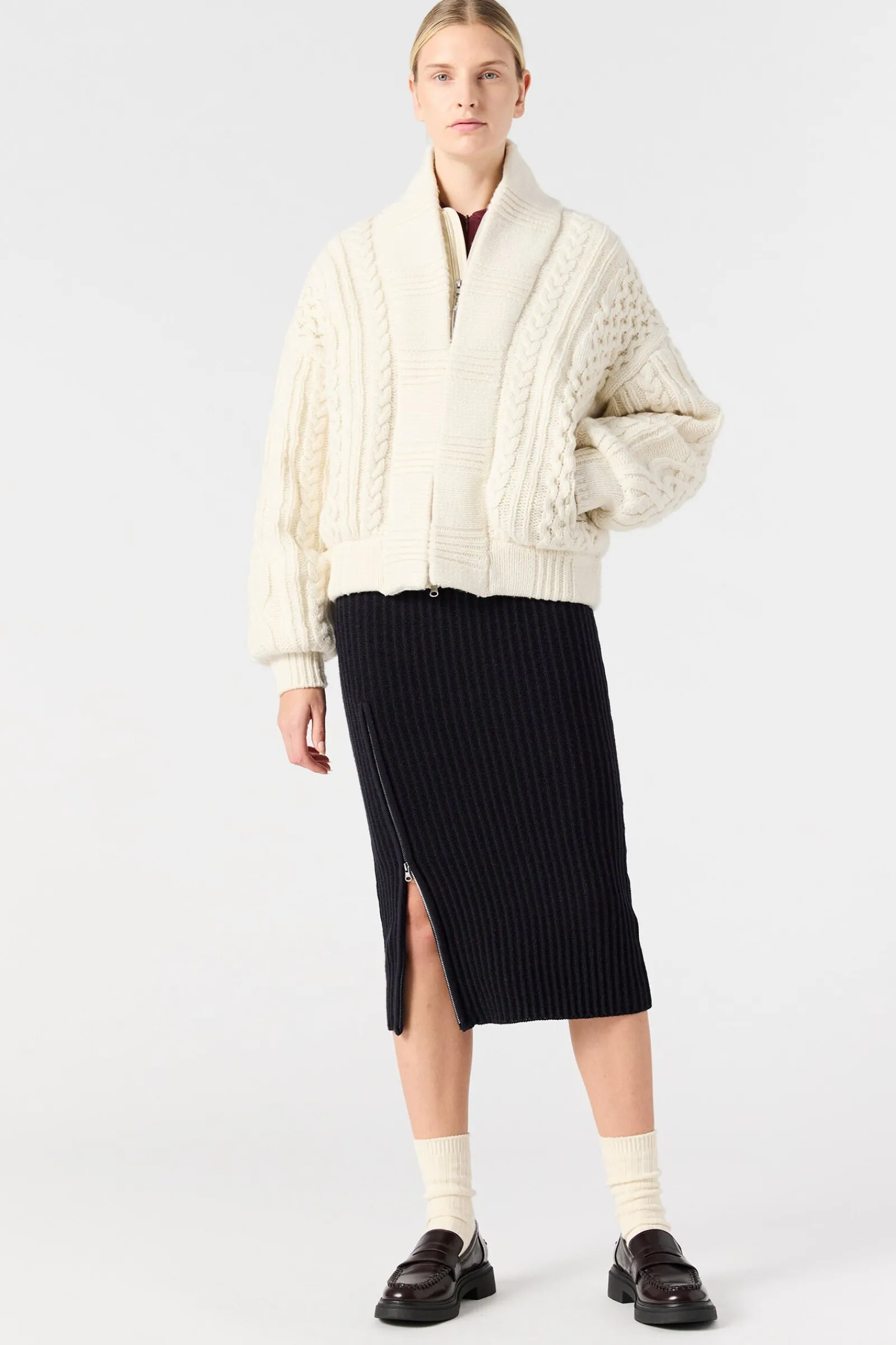 NEZUKO - CARDIGAN GLISSIÈRE INTÉGRALE*Parajumpers Clearance