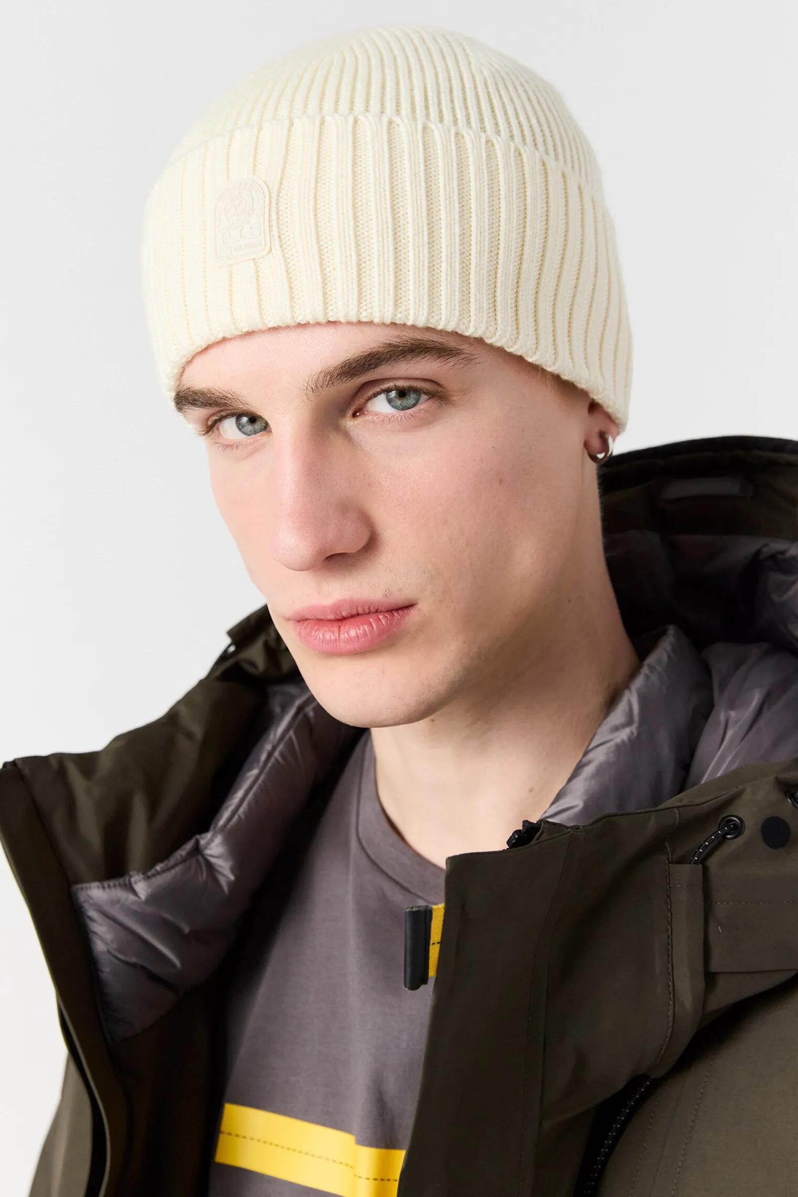 PLAIN - BONNET EN LAINE MÉRINOS*Parajumpers Outlet
