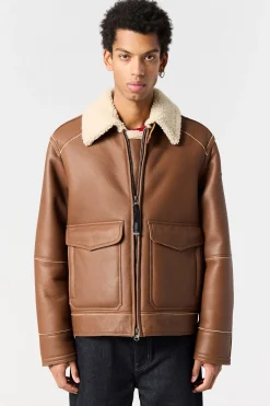 RODNEY SPECIAL - BLOUSON BOMBER EN CUIR*Parajumpers Online