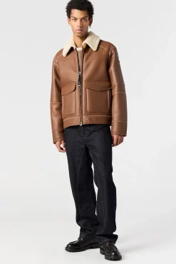 RODNEY SPECIAL - BLOUSON BOMBER EN CUIR*Parajumpers Online