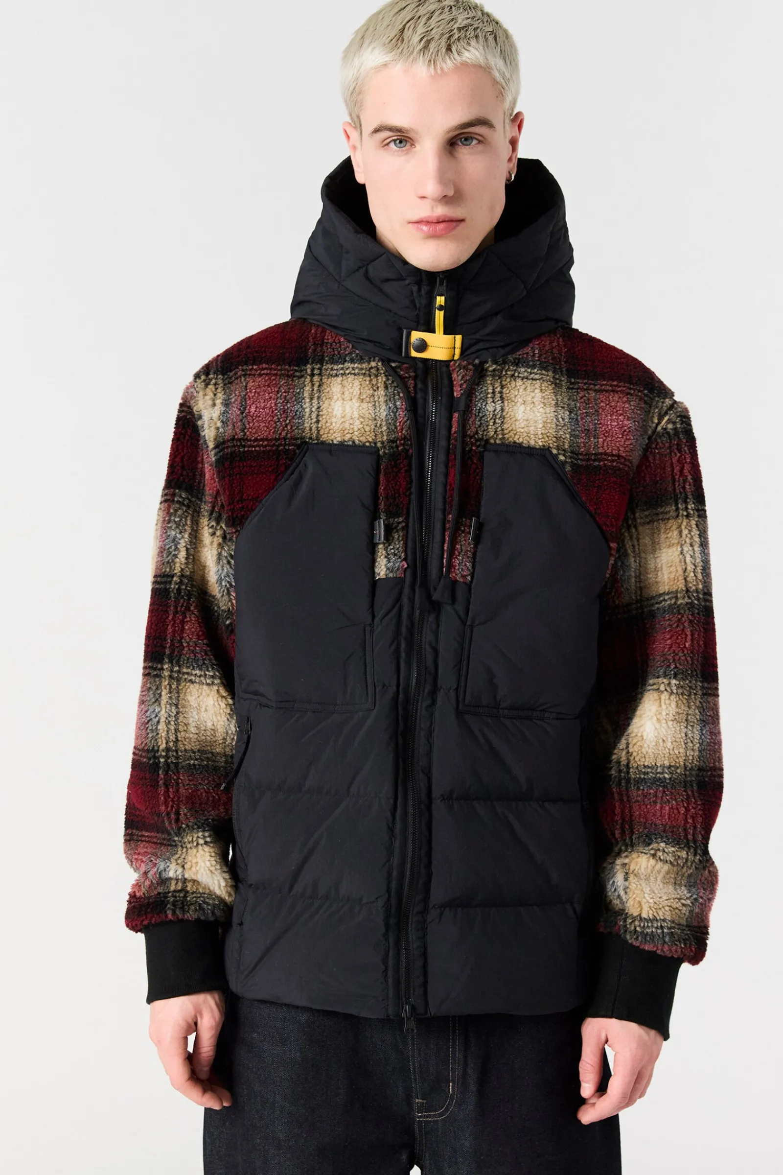 YOUNG - PULL À CAPUCHE EN POLAIRE BOUCLÉ*Parajumpers Sale