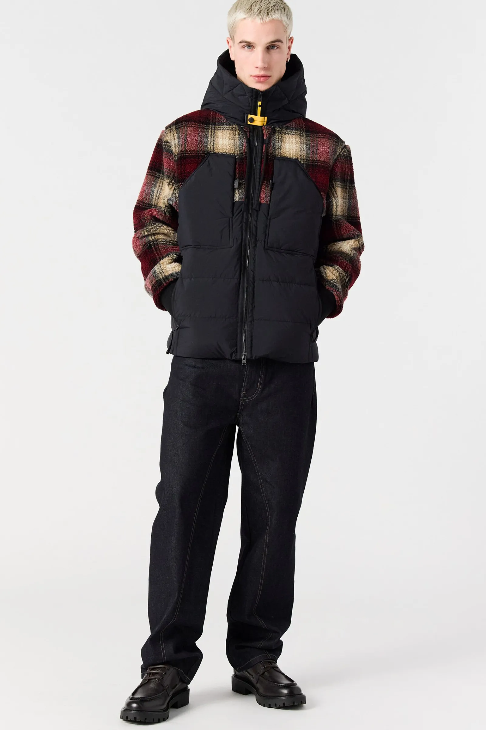 YOUNG - PULL À CAPUCHE EN POLAIRE BOUCLÉ*Parajumpers Sale